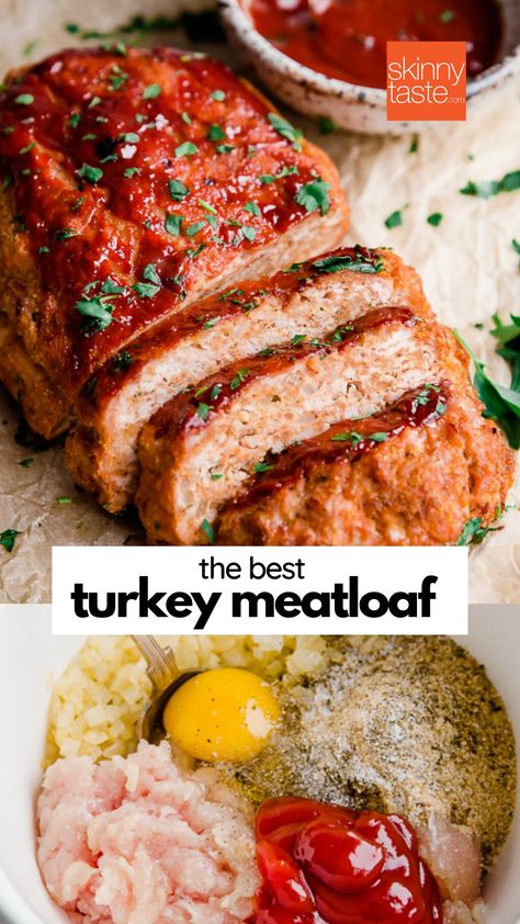 Healthy Meatloaf Recipe, Best Turkey Meatloaf, Easy Turkey Meatloaf, Ground Turkey Meatloaf, Turkey Meatloaf Recipe, Meatloaf Recipes Healthy, Healthy Meatloaf, Turkey Meatloaf Recipes, The Best Turkey