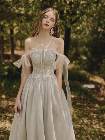 All New – Tagged "autumn2020" – Page 2 – Peiliee Shop Gray Prom Dress, Fairy Prom Dress, Fairy Gown, Grey Prom Dress, Fairy Wedding Dress, Sparkly Prom Dresses, Fairy Dresses, Fairy Wedding, Royal Dresses