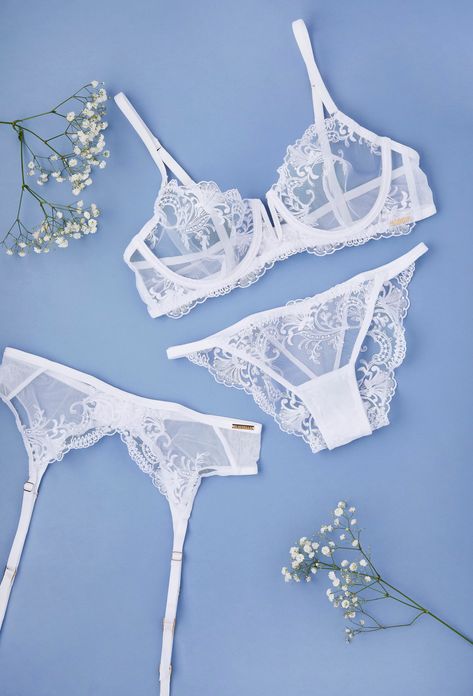 Turn your something blue into something Bluebella with our bridal edit of white and blue lingerie, loungewear and more 🤍💙  Click the ‘Visit’ button to shop. Bluebella Lingerie, White Bridal Lingerie, Bridal Nightwear, Wedding Night Lingerie, Romantic Wedding Ceremony, Thigh Chain, Blue Lingerie, Soft Cup Bra, Classy Wedding