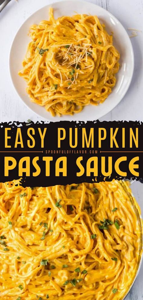 Easy Pumpkin Pasta, Pumpkin Noodles, Fresh Pumpkin Recipes, Pumpkin Pasta Recipe, Pumpkin Pasta Sauce, Pumpkin Sauce, Pumpkin Pasta, Pumpkin Recipe, Pasta Sauce Recipes