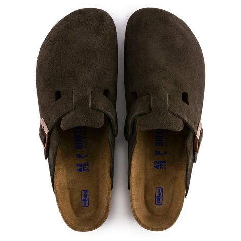 U Boston Mocha | Birkenstock | Unisex Boston Soft Footbed Clog, Brown Mocha Birkenstock, Birkenstock Boston Soft Footbed, Boston Soft Footbed, Monochromatic Design, Birkenstock Style, Birkenstock Sandals Arizona, Breaking In, Birkenstock Boston, Buckle Sandals