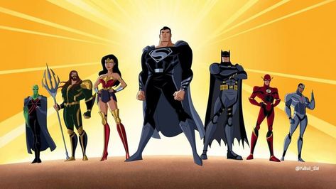 Batman Justice League Unlimited, Batman Justice League, Zack Snyder Justice League, Justice League Superman, Zack Snyder's Justice League, Avengers Earth's Mightiest Heroes, Character Posters, Famous Kids, Justice League Unlimited