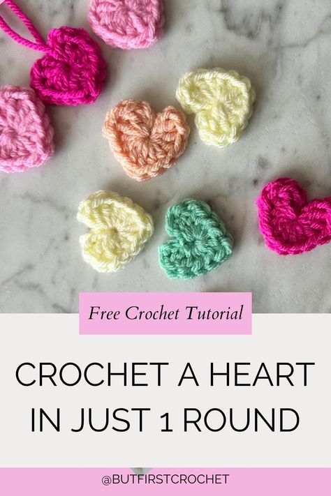 Unlock endless creativity with our crochet patterns! Click the link above to explore and start your next project today. #CrochetPatterns #DIYCrochet 🏛 Tiny Crochet Hearts Free Pattern, How To Crochet A Tiny Heart, Tiny Crochet Heart Pattern, Crochet Simple Heart, Crocheted Heart Keychain, How To Crochet Hearts For Beginners, Crochet Heart Pattern Tutorial, Crochet Mini Heart Pattern, Crocheted Heart Garland