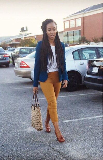 Mustard pants and teal blazer business casual Mustard Work Pants Outfit, Mustard Yellow Pants Outfit Work Attire, Teal Blazer Outfits For Women, Mustard Pants Outfit Work, Teal Pants Outfit Work, Teal Blazer Outfit, Teal Pants Outfit, Mustard Pants Outfit, Orange Pants Outfit