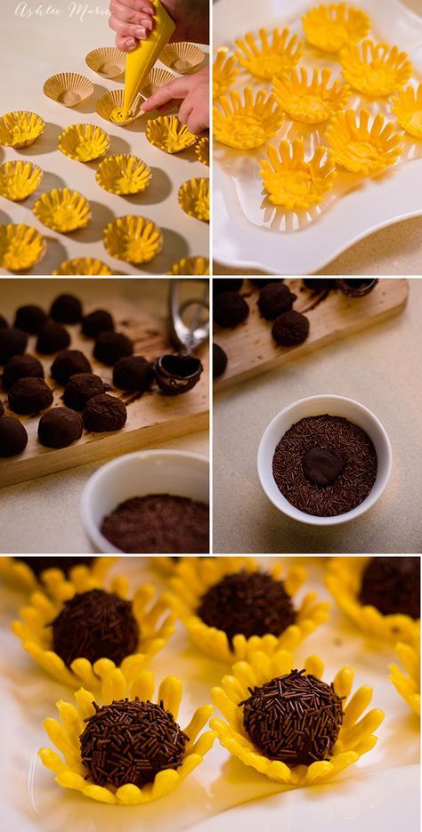 Fest Mad, Sunflower Party, Sunflower Baby Showers, Wedding Cake Alternatives, Torte Cupcake, Snacks Für Party, Chocolate Frosting, Shower Cake, Shower Cakes