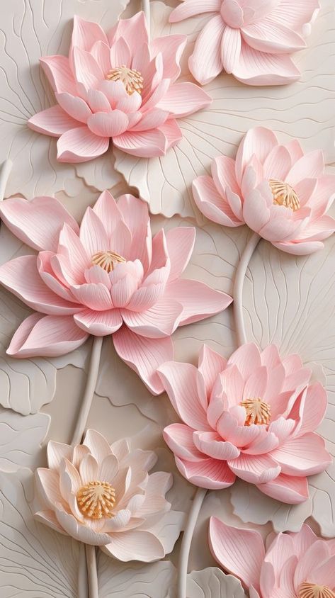 Lotus bas relief small pattern flower petal plant. | premium image by rawpixel.com / Ake Lotus Pattern Wallpaper, Lotus Picture, Lotus Flower Background, Flower Design Wallpaper, Lotus Flower Decoration, B&m Wallpaper, Pink Floral Art, Lotus Designs, Wallpaper Iphone Roses