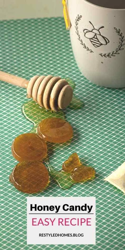 Honey Snacks, Honey Pops, Hard Candy Recipes, Ginger Honey Lemon, Healthy Nutrition Plan, Honey Candy, Real Honey, Honey Diy, Brown Spots Removal