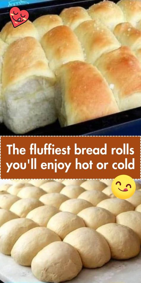 The Fluffiest Bread Rolls You'll Ever Make The Fluffiest Dinner Rolls, Good Bread Recipes Baking, Fluffy Bread Recipes Homemade, Fluffy Bread Machine Rolls, Fluffy Sweet Bread, Soft Buttery Yeast Rolls, Bread And Buns Recipes, Yeast Scones Recipe, Delicious Dinner Rolls