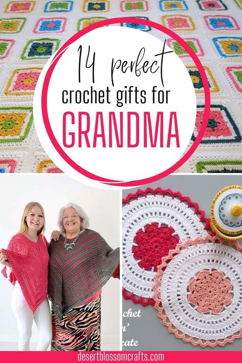 crochet gifts for grandma Crochet Gifts For Grandma, Crochet Ornaments Free Pattern, Gifts For Old People, Small Crochet Gifts, Quick Crochet Gifts, Gifts For Elderly, Homemade Fathers Day Gifts, Cute Mothers Day Gifts, Crochet Christmas Gifts