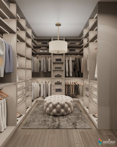 Bathroom Behance, Master Closet Design, Couple Room, Dream Closet Design, Walk In Closet Design, Closet Design Layout, Big Bedrooms, Luxury Closets Design, Closet Renovation