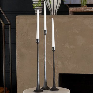 Room Decor - Shades of Light Black Candlestick Holders, Metal Candle Stand, Led Taper Candles, Black Candle Holders, Tall Candlesticks, Metal Candelabra, Tall Candle Holders, Iron Candlesticks, Iron Candle Holder