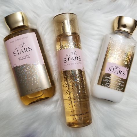 Brand New Bath And Body Works In The Stars Set Comes With Spray Lotion Body Wash Body Wash Bath And Body Works, In The Stars Bath And Body Works, Bath And Body Works Sets, Vistoria Secret, Shower Products, Bath N Body Works, Bath Body Works Candles, Perfume Body Spray, Spray Lotion