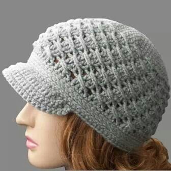 Cool hat Newsboy Hat Pattern, Crochet Newsboy Hat, Crochet Adult Hat, Crochet Hat Free, Crochet Knit Hat, Bonnet Crochet, Crochet Hats Free Pattern, Crochet Cap, Berets