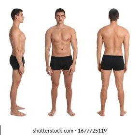 Male Turnaround Reference, Male Torso Back, Man Back Reference, Body From The Side, Figure Poses Reference, Male Back Reference, Bodybuilder Back, Front Reference, Man Back