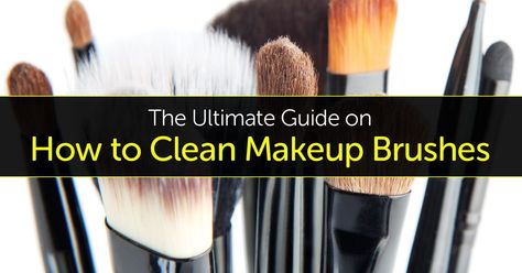 how to clean makeup brushes - Learn how to deep-clean both make-up brushes and sponges to extend the life of the brush and keep your skin healthy and your brushes like new. Discover quick tricks to aid in cleaning and absolute don'ts that will ruin your brushes. #brush #cleaning #skin Clean Granite Countertops, Cleaning Makeup Brushes, Clean Makeup Brushes, How To Wash Makeup Brushes, How To Clean Granite, Make Up Brushes, How To Clean Makeup Brushes, Happy Skin, Diy Beauty Hacks