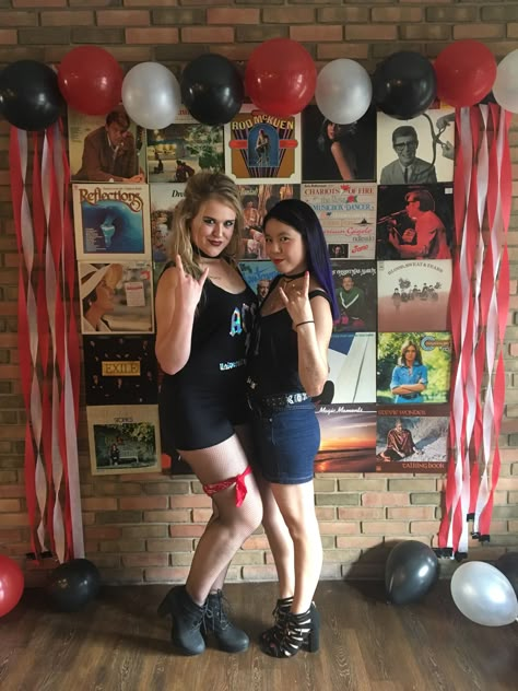 Rock Music Theme Party, 90s Rock Birthday Party Theme, 70s Rock Theme Party, Rock N Roll Sweet 16, 30 Rocks Birthday Ideas, Rock And Roll 40th Birthday Party, Rock N Roll Birthday Party Adults, 50th Rock N Roll Birthday Party, Rock And Roll Backdrop