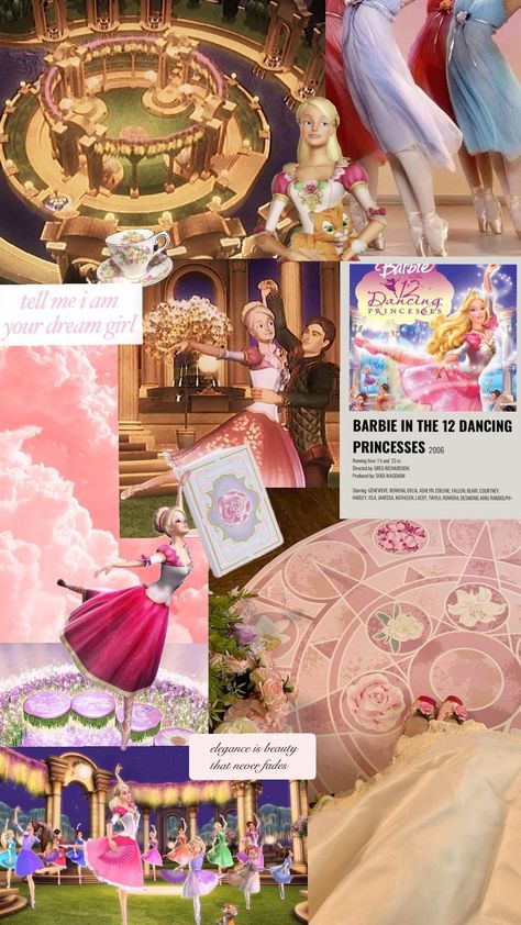 Barbie - 12 Dancing Princesses The 12 Dancing Princesses, Barbie 12 Dancing Princesses Wallpaper, Barbie And The 12 Dancing Princesses, Barbie Dancing Princesses, Barbie Twelve Dancing Princesses, 12 Dancing Princesses Aesthetic, Comfort Films, Barbie 12 Dancing Princesses, Twelve Dancing Princesses