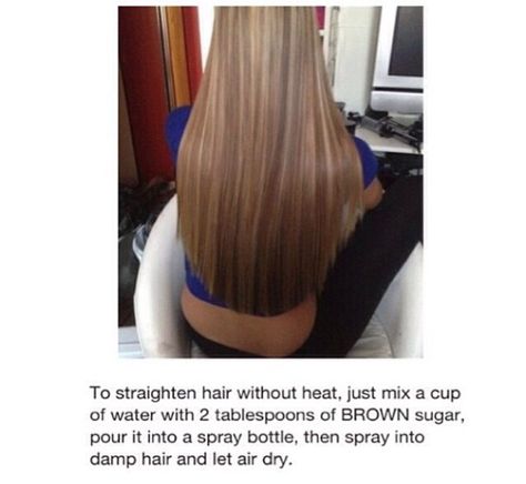 How To Get Straight Hair WITHOUT HEAT!! #Fashion #Beauty #Trusper #Tip No Heat Straight Hair, Straighten Hair, Hair Without Heat, No Heat Hairstyles, Super Hair, Long Blonde, Long Blonde Hair, No Heat, Hair Health