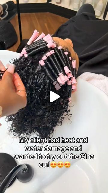 tshirtlady on Instagram: "They brought back the jheri curl, 🤣🤣🤣🤣Its the Gina curl now but it look like a Hawaiian Curl 🥴🥴🥴🥴 #Jhericurl #ginacurl #oldschool" Shirley Temple Curls Black Women, Gina Curl Perm, Rod Curls On Black Hair, Curling Iron Hairstyles Black Women, Ringlet Curls Tutorial, Jerry Curl Perm, Rod Set Hairstyles For Black Women, Gina Curl Before And After, Gina Curl 4c Hair