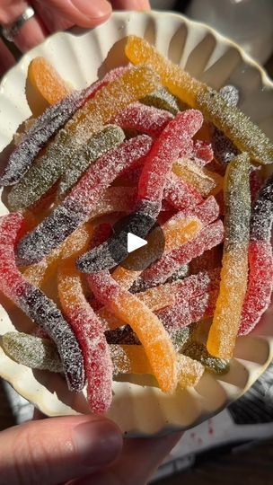 833K views · 9K reactions | Homemade Sour Gummy Worms for Better Than Store-Bought: Halloween Edition! 🪱🍓👻 (made with real fruit!!) #halloween #halloweencandy | Crowded Kitchen Sour Gummy Worms Recipe, Homemade Sour Gummies, Gummy Sweets Recipe, Sour Gummies Recipe, Homemade Gummy Worms, Gummy Worms Recipe, Gummy Recipe, Homemade Gummy Bears, Homemade Gummies