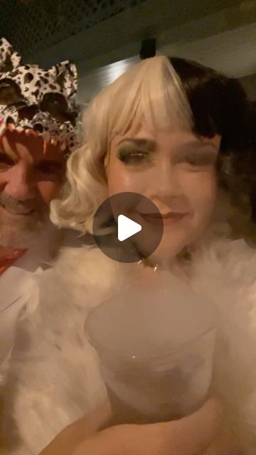 Christie Troxell on Instagram: "Styled us into Cruella and her guard Dalmatian, hand painted his mask and vest, then went out and howled at the moon! #cruellacostume #cruella #dalmatian #halloween0222 #couplescostume" Dalmatian Halloween, Cruella Costume, Howl At The Moon, October 31, Dalmatian, The Moon, Going Out, Mask, Moon