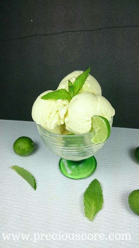 Lime Ice Cream Recipe, Key Lime Ice Cream, Lime Ice Cream, Half And Half Cream, Frozen Dessert Recipe, Mint Ice Cream, Ice Cream Ingredients, No Churn Ice Cream, Cream Aesthetic