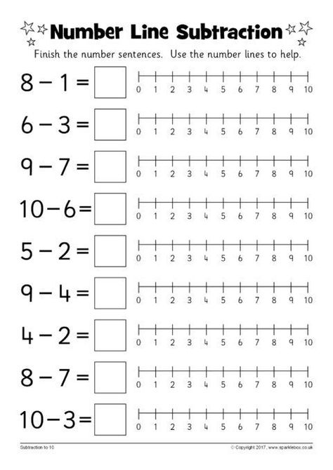 Ks1 Worksheets, Ks1 Maths Worksheets, Number Line Addition, Number Line Subtraction, Line Math, Math Addition Worksheets, Addition Kindergarten, First Grade Math Worksheets, Math Subtraction