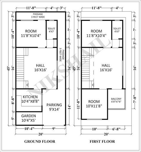 20x45 House Plan, House Map Design, 5 Marla House Plan, Design Small House, Home Map Design, Resort Interior Design, Indian House Design, 20x40 House Plans, Capt America