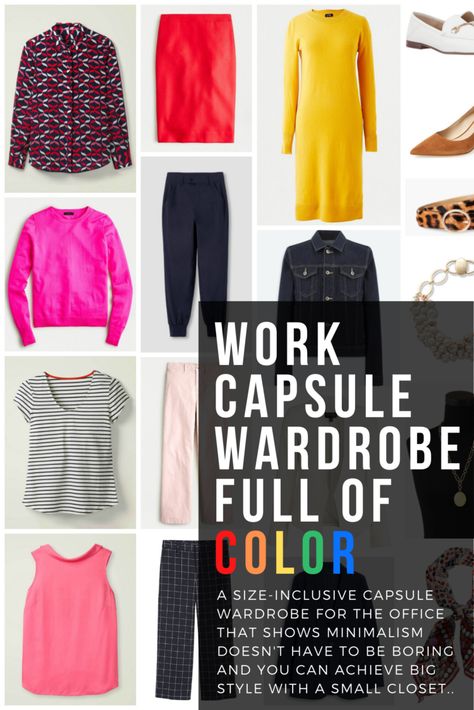 Resort Capsule Wardrobe, Yellow Sweater Dress, Teacher Capsule Wardrobe, Capsule Wardrobe 2022, Work Capsule Wardrobe, Plus Size Capsule Wardrobe, Create Capsule Wardrobe, Business Casual Dress Code, Capsule Wardrobe Women