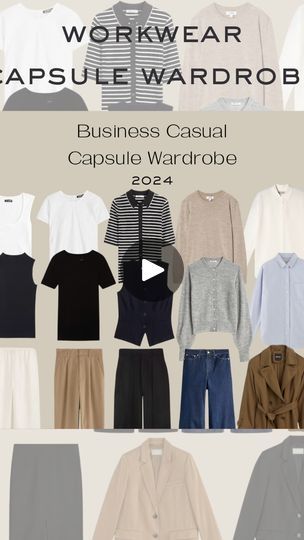 5.7K views · 7 comments | Calling All Corporate Ladies👩‍💻 | comment “WORKWEAR” and I’ll DM you links to this business casual capsule inspiration + outfit ideas.

Create a great foundation with a capsule wardrobe to create effortless workwear outfits! Pieces you can easily dress up or down and wear outside of the office, too!
•
•
•
#workwearstyle #workwearinspiration #workwearfashion #businesscasualoutfit #businesscasualattire #wardrobecapsule #businesswear #corporatewomen 
——
workwear, business casual, business casual outfit, businesswear, corporate woman, cooperate wear | Above the L.A.W Style Effortless Workwear, Corporate Woman, Business Casual Capsule, Workwear Outfits, Inspiration Outfit Ideas, Business Casual Outfit, Corporate Women, Workwear Fashion, Stylish Clothes