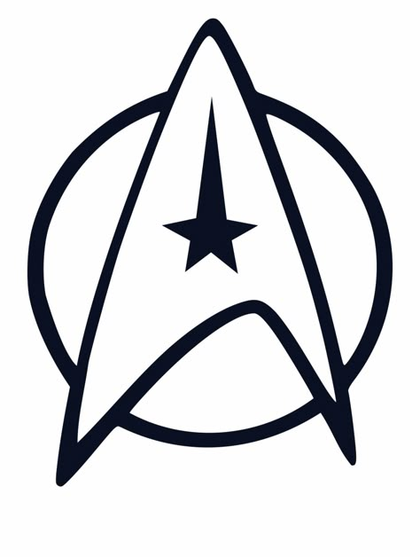 Star Trek Starfleet Logo Black And White Triangle - Clip Art Library Star Trek Clip Art, Star Trek Symbol, Star Trek Tattoo, Star Trek Insignia, Shower Snacks, Laser Patterns, Star Trek Logo, Tattoos 2024, Cruise Attire