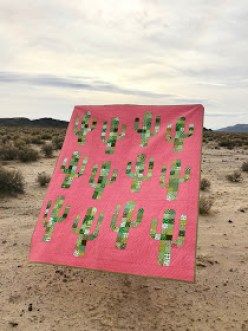 Accuquilt Quilts, Cactus Quilt, Southwest Quilts, Western Quilts, Tree Quilts, Simple Quilt, Scrap Busters, Flower Quilts, Quilt Tutorial