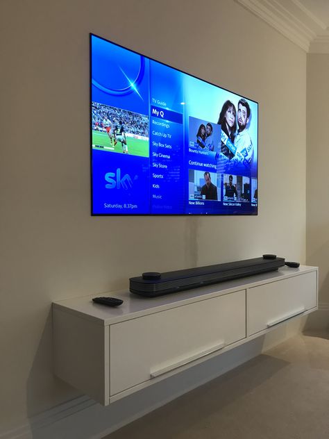 65’ Tv, Bedroom Tv Setup, Lg Signature, Tv 65, Tv Lg, Lg Tv, Living Room Setup, Future Apartment Decor, Bedroom Setup