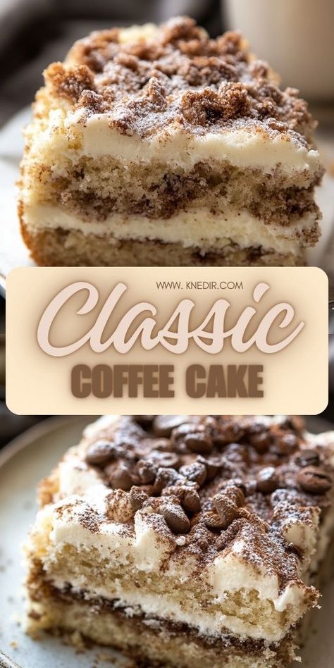 Classic Coffee Cake Ingredients: Cake: 1 egg 1/4 cup oil (vegetable or canola) 1 tsp vanilla extract 3/4 cup sugar 1/2 cup milk 1/4 tsp salt 2 tsp baking powder 1 1/2 cups flour Streusel: 2 tablespoons butter, melted 1/2 cup brown sugar 2 tsp cinnamon 2 tablespoons flour 1/2 cup walnuts, chopped (optional) Icing Drizzle (Optional): 1 tablespoon butter, room temperature 3/4 cup powdered sugar 1 tablespoon milk (extra if needed) #Classic #Coffee #Cake Icing Drizzle, Coffee Cake Bundt, Homemade Coffee Cake, Classic Coffee Cake, Coffee Cake Recipes Easy, Streusel Coffee Cake, Cinnamon Coffee Cake, Appetizers Easy Finger Food, Pecan Cake