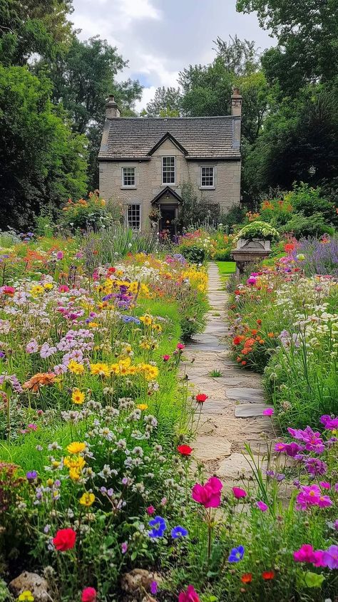 Bright Gardening (@bright_gardening) on Threads Colourful Garden, Pastel Garden, Trellis Fence, Arbors Trellis, Fence Doors, Future Garden, Flower Garden Design, Water Gardens, Garden Pathway