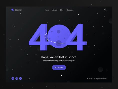 404 Page - DailyUI #008 by Hendrik S. on Dribbble 404 Page Design, Login Page Design, App Design Layout, Ux App Design, 404 Pages, App Interface Design, Ui Design Website, Web Ui Design, App Interface