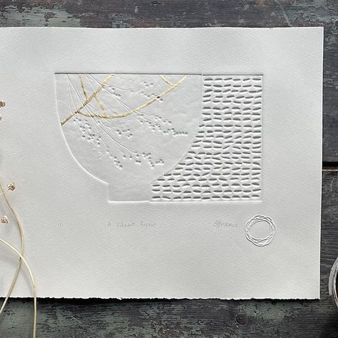 Prints | Su France Designs | Botanical Prints Embossed Paper Art, Collagraph Printmaking, Sabi Aesthetic, Karla Gerard, Blind Embossing, Print Greeting Cards, Embossed Paper, Sketchbook Inspiration, Monoprint