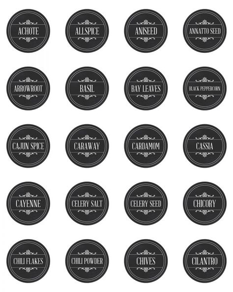 Come on in on this wonderful Free Printable Friday! We have a special treat for you...a set of Free Printable Farmhouse Herb and Spice Labels plus a Bonus Set of 150 Pantry Labels for all followers. So come on in and get that Kitchen Organized and looking great! Farmhouse Pantry Labels, Food Label Template, Herb Labels, Farmhouse Pantry, Spice Jar Labels, Kitchen Labels, White Paint Pen, Spice Drawer, Cottage Market