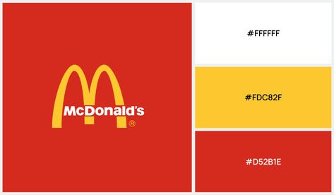 Mcdonalds Brand Color Palette