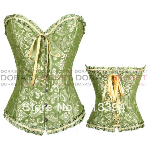 Tiana (The Frog Princess) Corset Steampunk, Long Flowing Skirts, Color Borgoña, Steampunk Corset, Plus Size Corset, Corset Bustier, Overbust Corset, Black Trainers, Lace Body