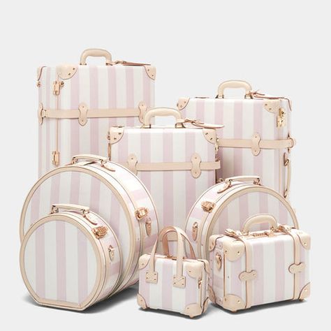 Steamline Luggage, Pink Vanity, Luxury Luggage, Leather Suitcase, Luggage Case, Hat Boxes, Luggage Sets, Cute Bags, Womens Purses