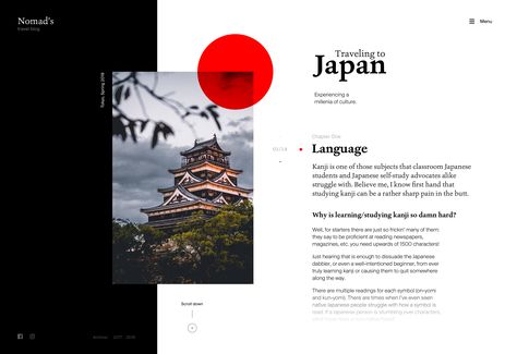 Traveling to japan blog layout 2x Japan Website Design, Japan Web Design, Japanese Layout, Traveling To Japan, Website Layout Inspiration, Travel To Japan, Modern Web Design, Education Inspiration, Blog Layout