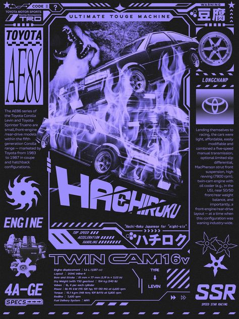 Uicideboy Wallpaper, Poster Grafico, Poster Graphic Design, Jdm Wallpaper, Graphic Poster Art, Ae86, Typeface Design, On Design, Purple Aesthetic