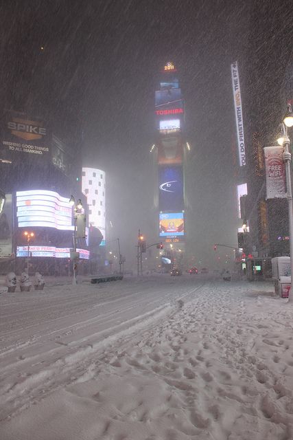 At Night, Times Square, New York, Square