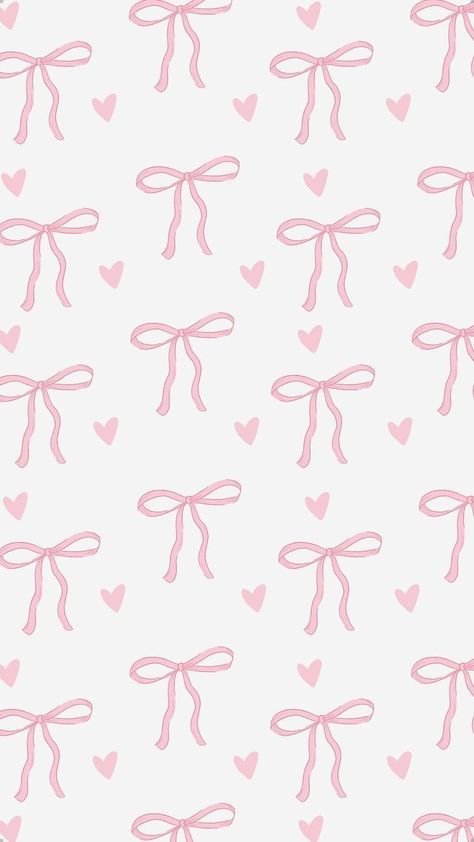 Pink Bows, Pastel, Pink, White