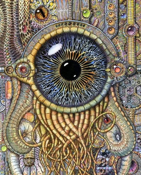 Arte Doodle, Psychadelic Art, Psy Art, Visionary Art, Arte Fantasy, Trippy Art, 영감을 주는 캐릭터, Eye Art, Spiritual Art