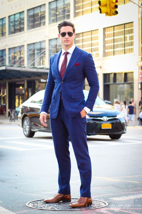 Mikhail Varshavski, Blue Coat Pant, Mike Varshavski, Doctor Mike, Boys Pant, Terno Slim, Royal Blue Suit, Dr Mike, Blue Suit Men