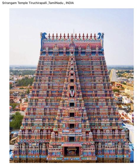 Ranganathaswamy Temple, Temple India, Indian Temple Architecture, Ancient Indian Architecture, Temple Photography, Temple Architecture, Indian Temple, Living Modern, Frank Gehry