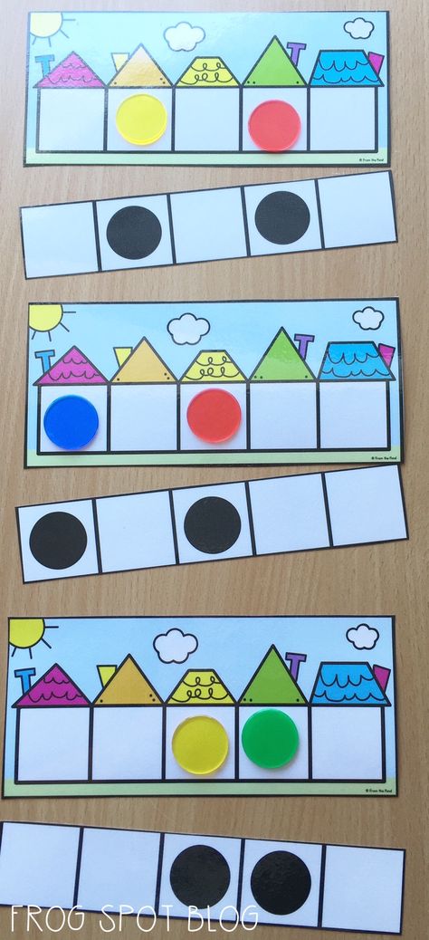 Learning numbers on the five frame - subitizing - counting - numbers - math centers 5 Frames Kindergarten, Five Frames Printable, Five Frame Activities For Kindergarten, Reception Maths, Foundation Maths, Subitizing Activities, Number Counting, Maths Area, Maths Ideas