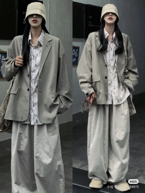 Hongdae Street Fashion, Hongdae Fashion, Genderfluid Fashion, Genderfluid Outfits, Korean Street Fashion Men, Japan Outfit, Dark Outfits, Tomboy Outfits, Trendy Fashion Outfits